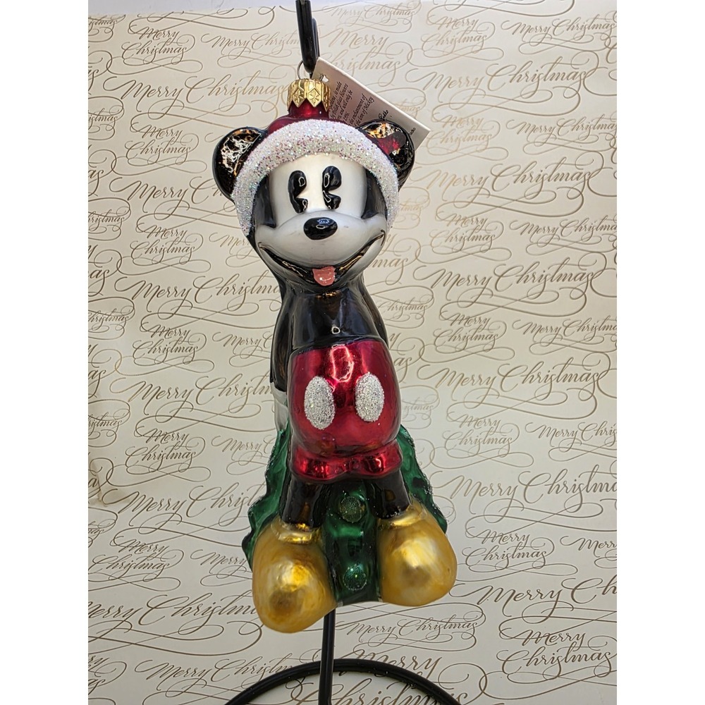 Christopher Radko 1996 Little St Mick Mickey Mouse Rogers Gardens Exclusive 6.5"